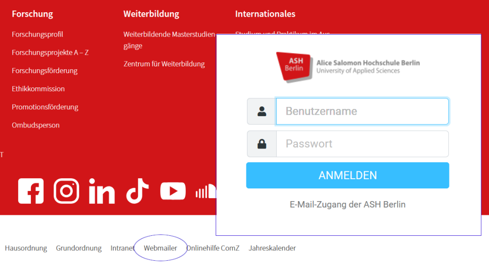 Zentriert 